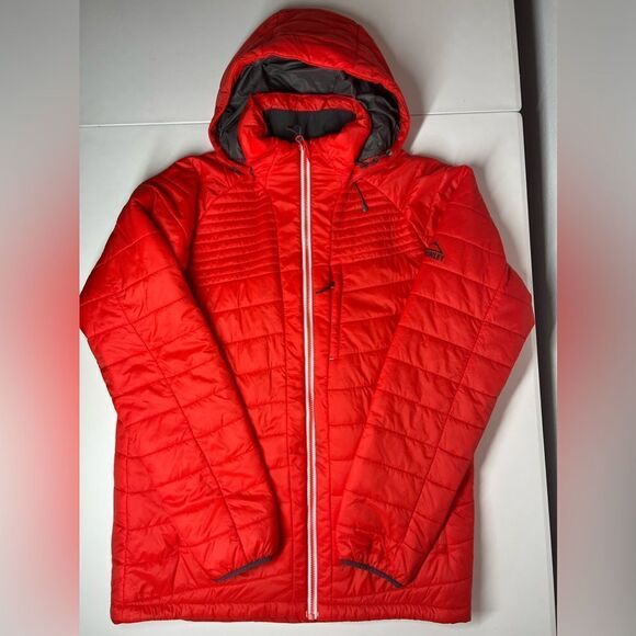 McKinley Mens Primaloft Red /Orange Jacket Puffer NWOT Size L